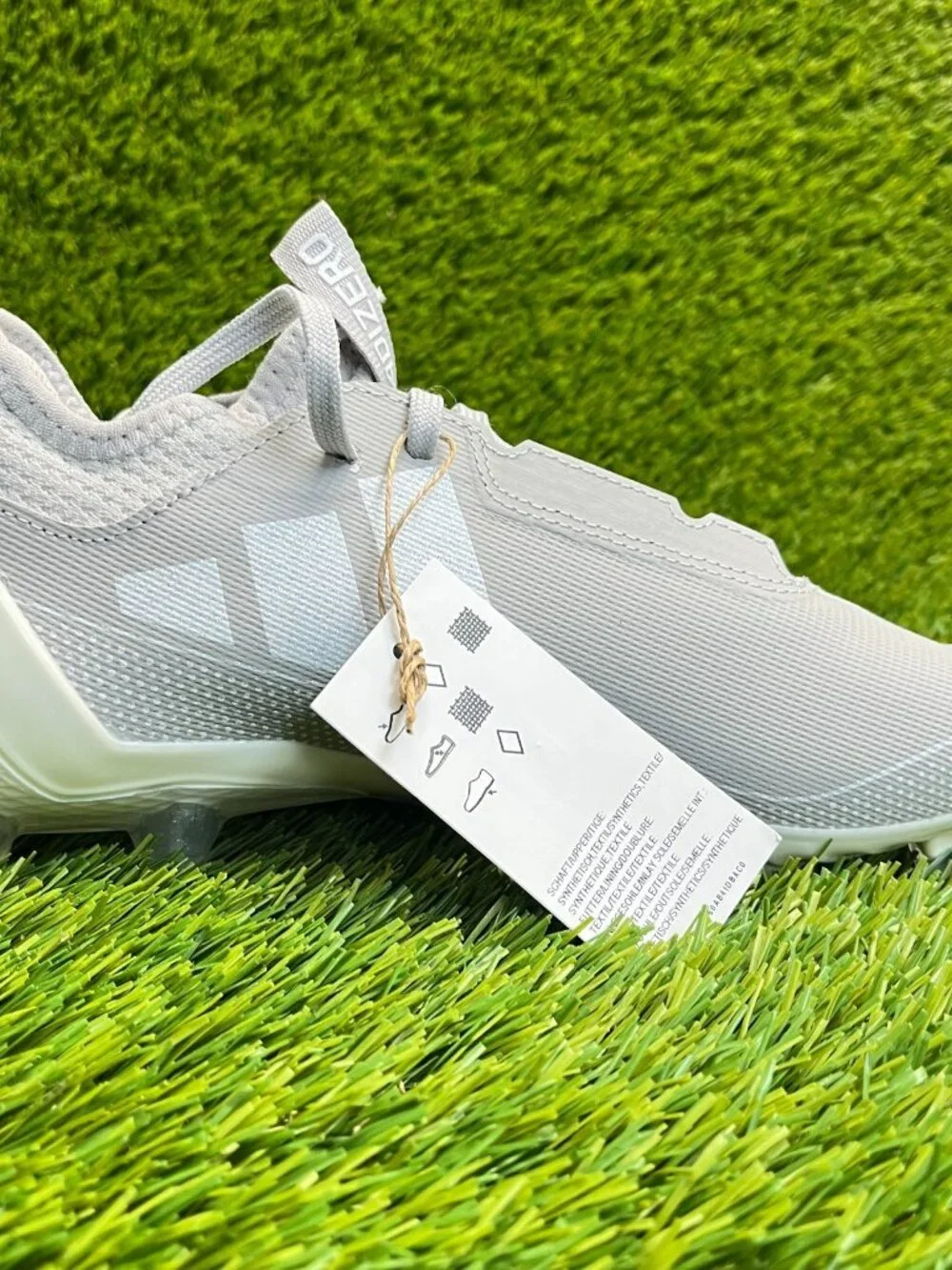 Adidas Adizero Electric.1 Mens Size‎ 8 Gray Silver Running Football Cleats